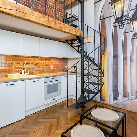 Old Town Modern Studio With Mezzanine Lägenhet Kraków